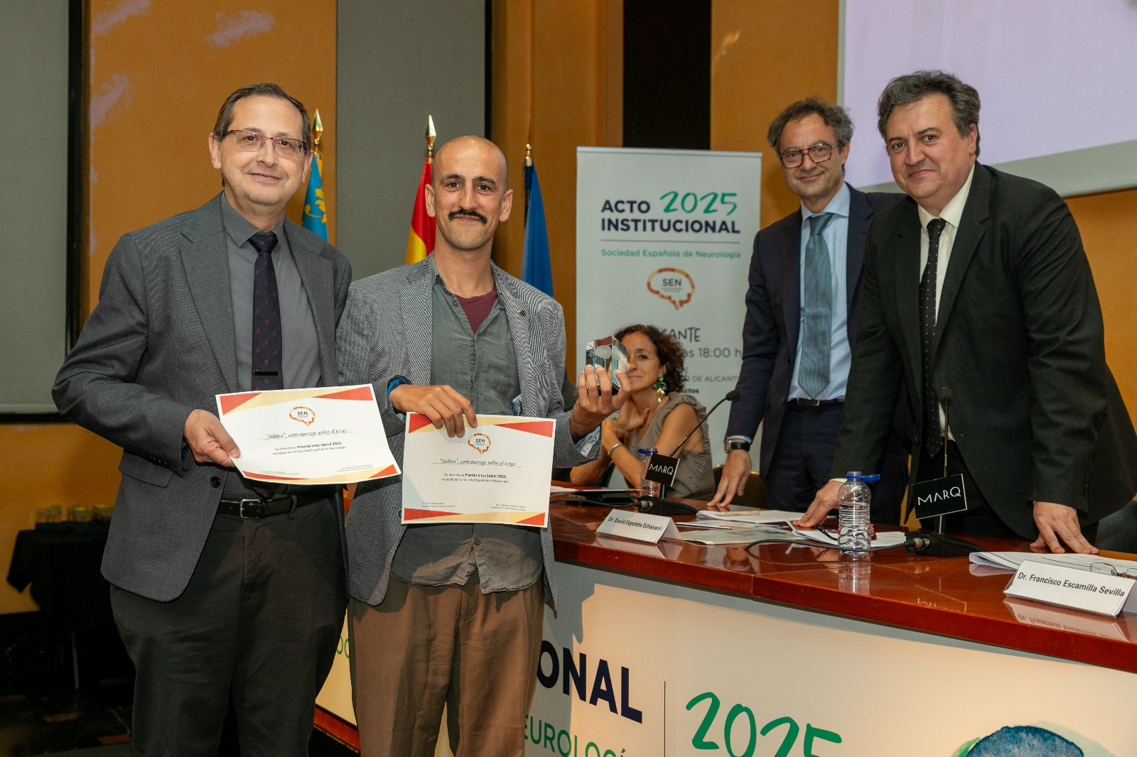La Sociedad Española de Neurología entrega el Premio Ictus a Súbito