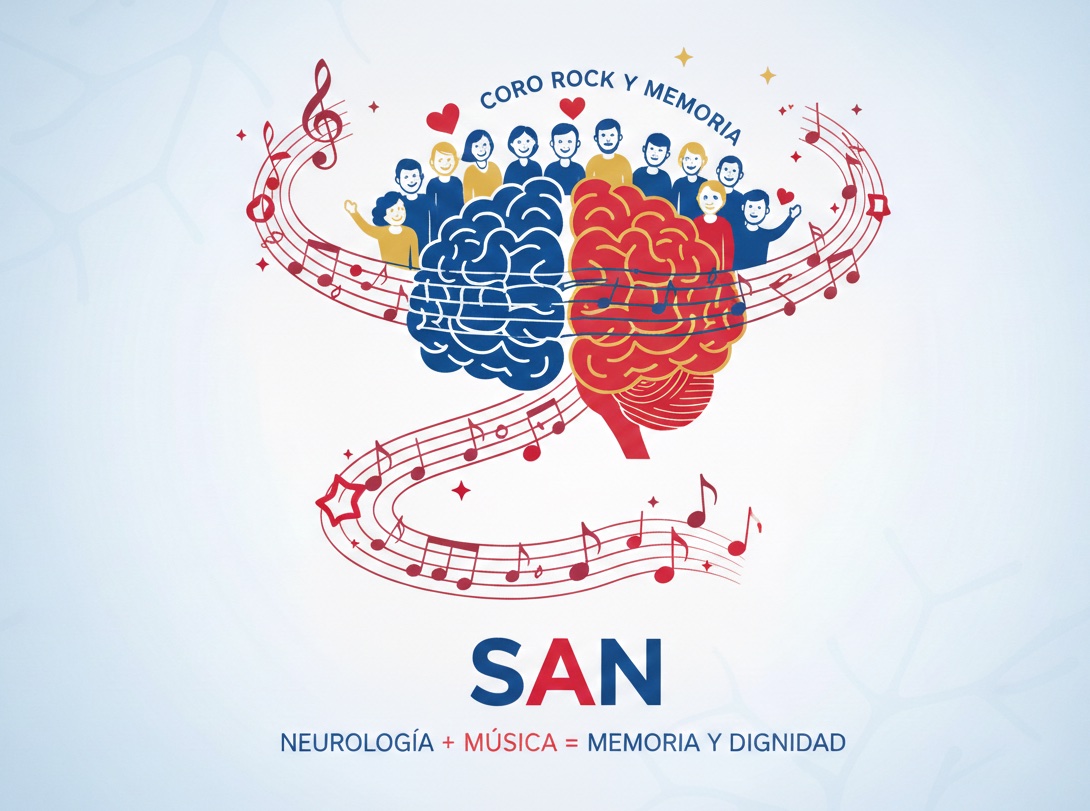 La Sociedad Andaluza de Neurología respalda el proyecto “Coro Rock y Memoria” de la Fundación Miguel Ríos