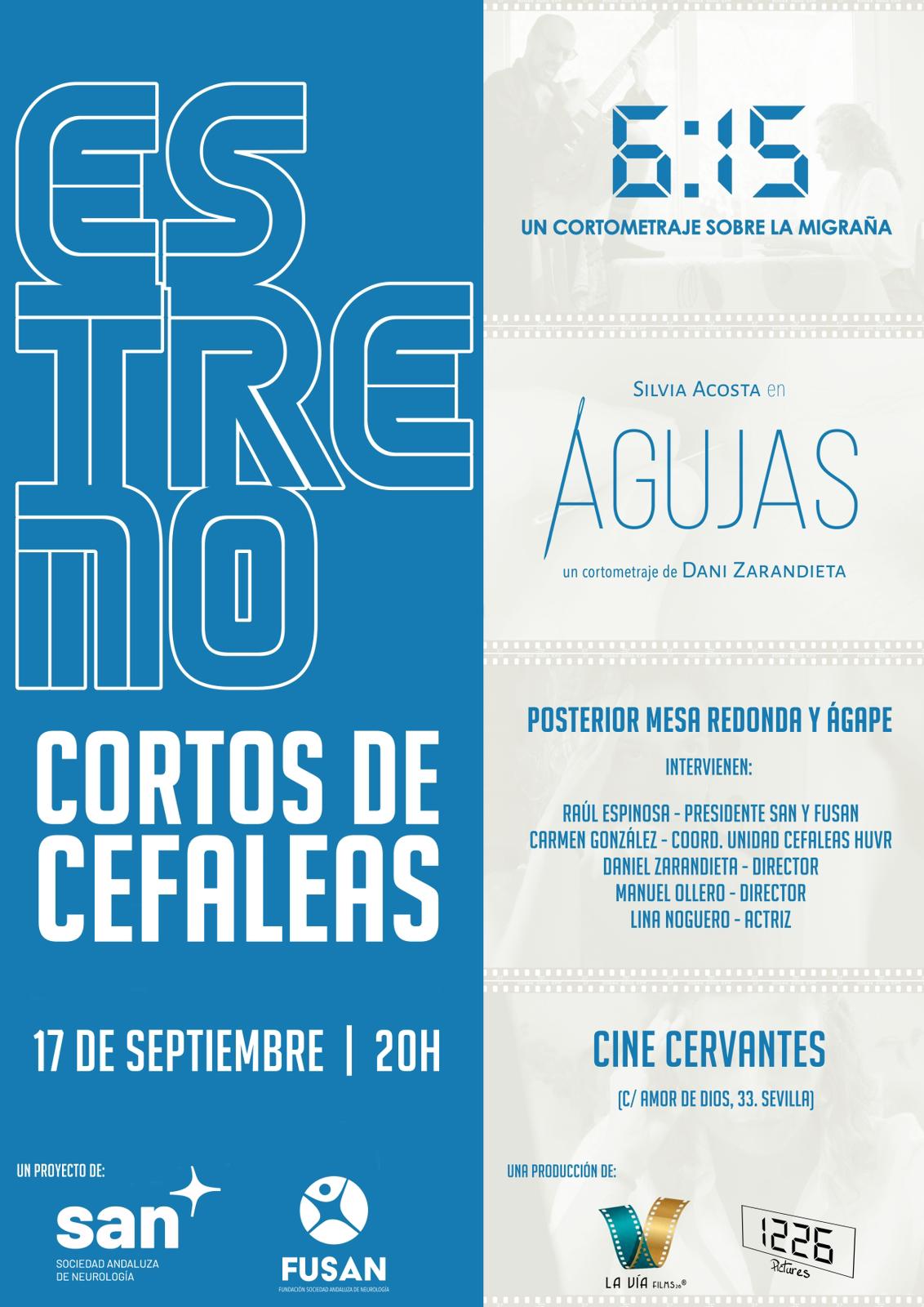 LA SAN y la FUSAN presentan dos cortometrajes para visibilizar el impacto real de la migraña y las cefaleas